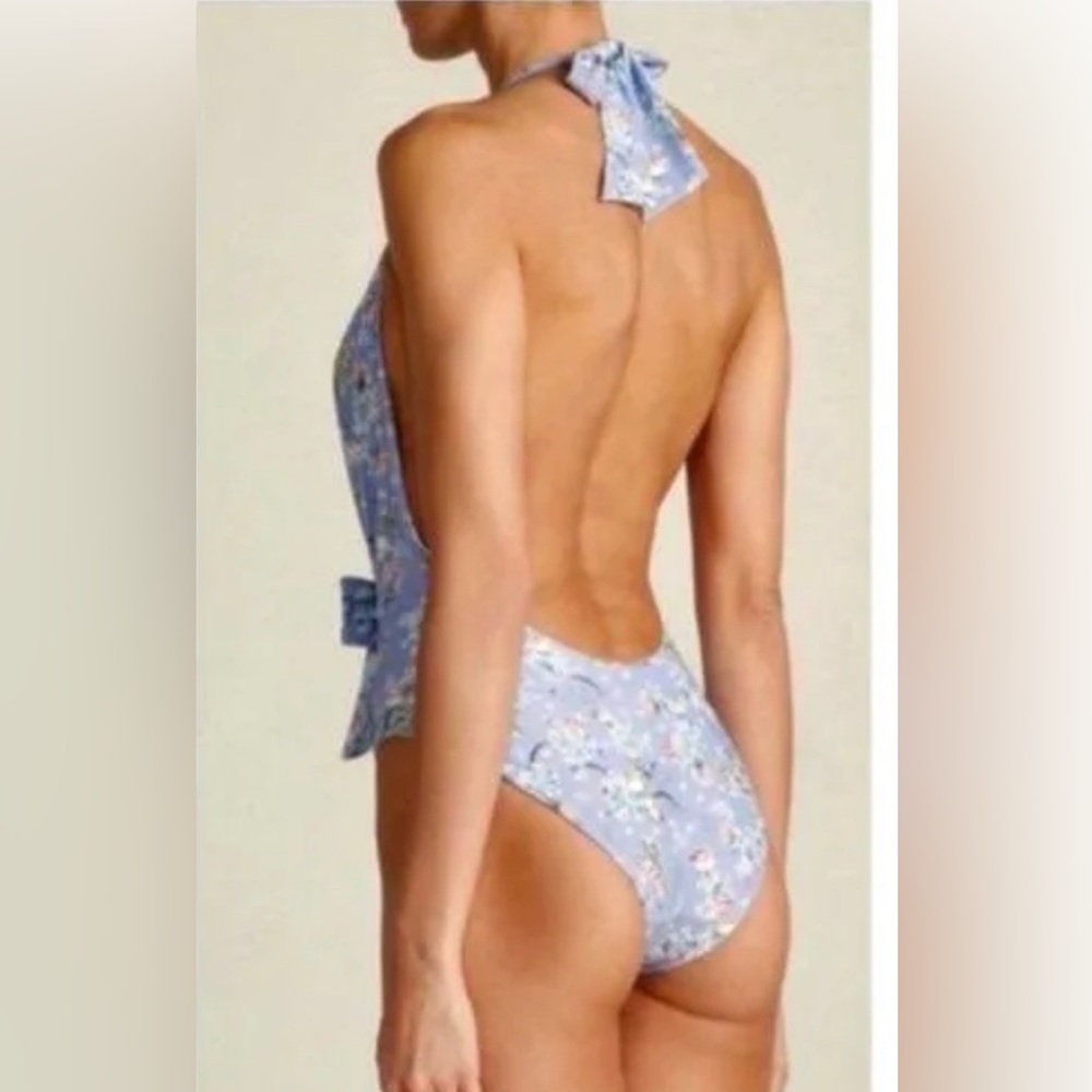 NWT Medium WE WORE WHAT | Swim Brooklyn One Piece Dry Flowers Swimsuit - Picture 3 of 5